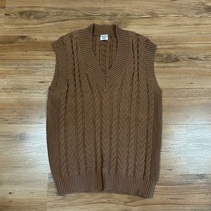 Aritzia - Sunday Best - Winston Sweater Vest - Brown - size 1